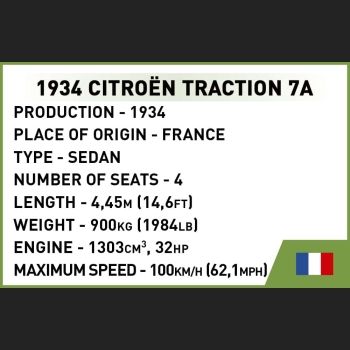 1934  Citroen  Traction  7a  222  Kl. HCPojazd